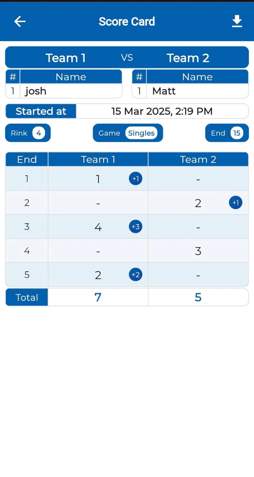 Lawn Bowls App Showcase