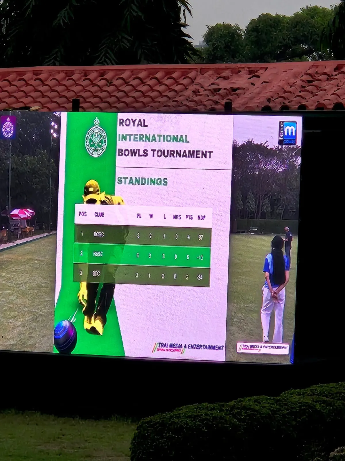 Lawn Bowls App Interface