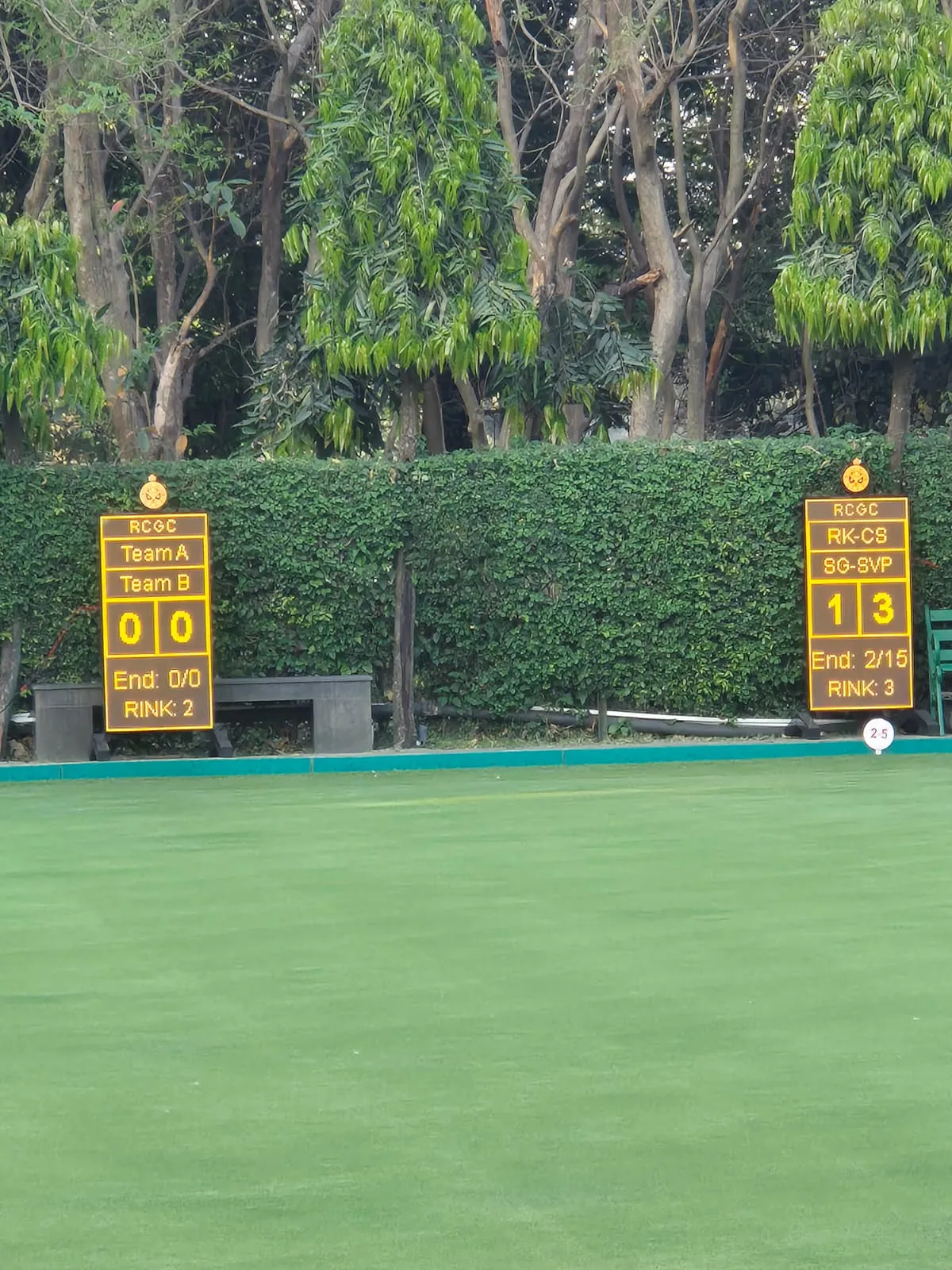 Lawn Bowls App Interface